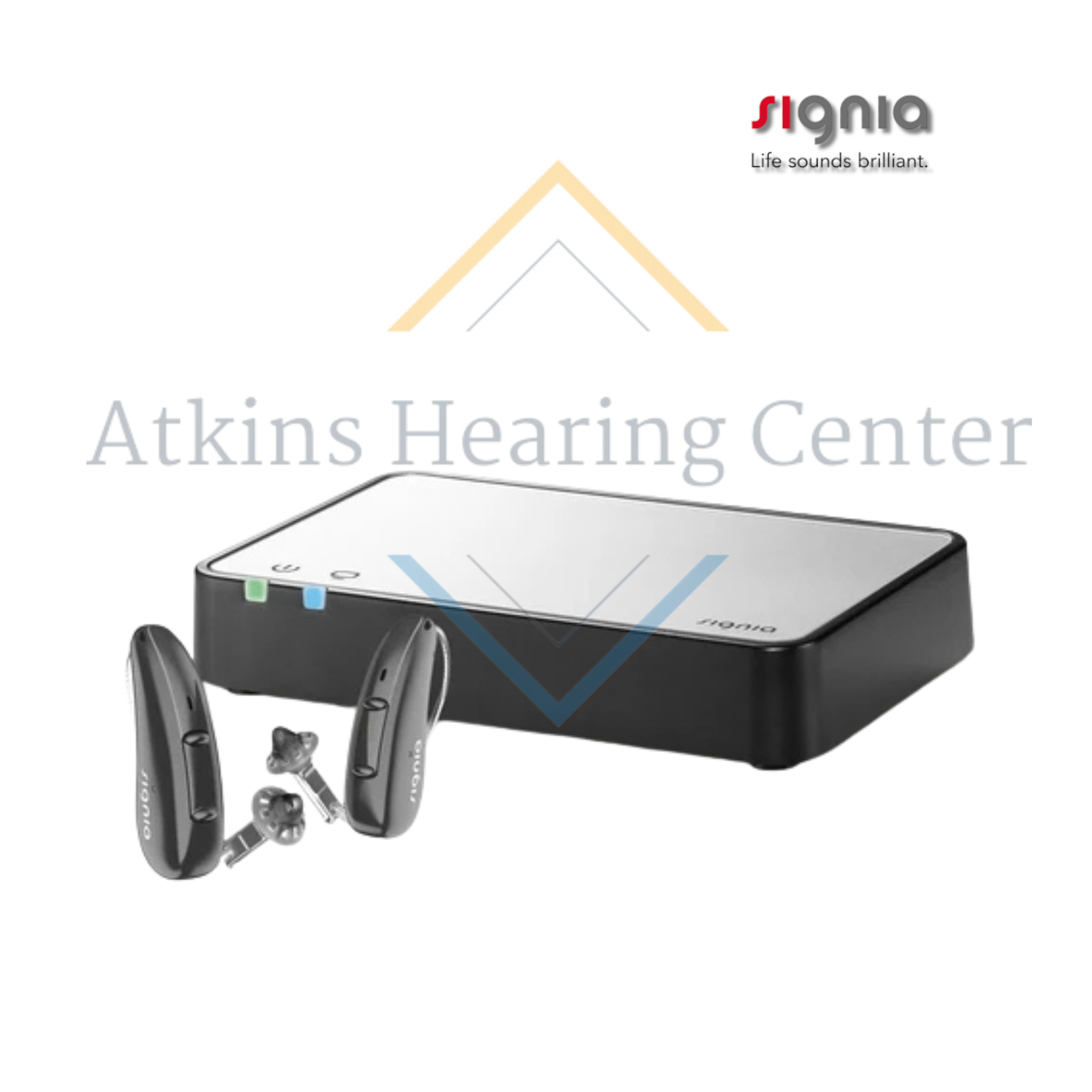Signia StreamLine TV US シルバー Signia StreamLine TV – Atkins Hearing Center